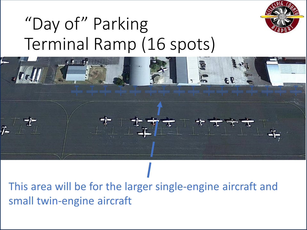 Day Of Parking Terminal Ramp 16 Spots