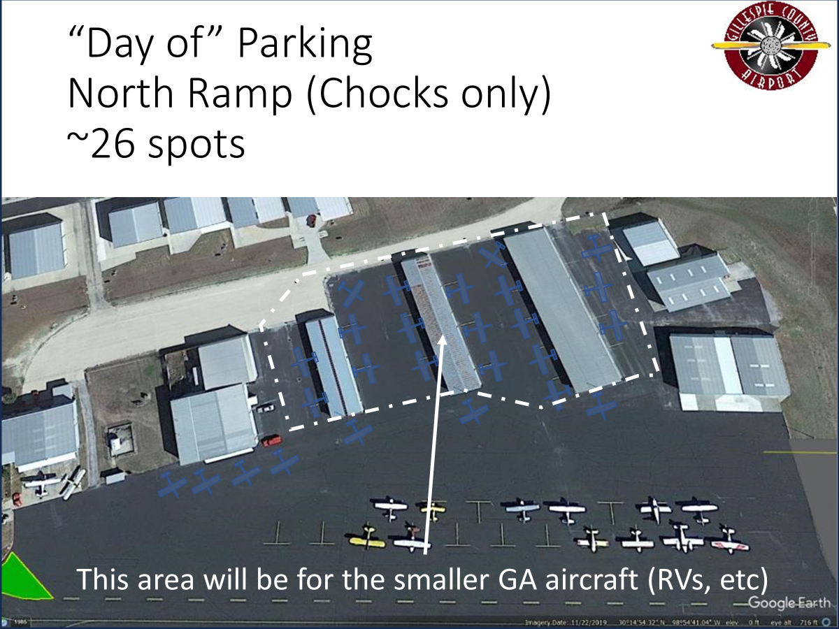 Day Of Parking North Ramp 26 spots